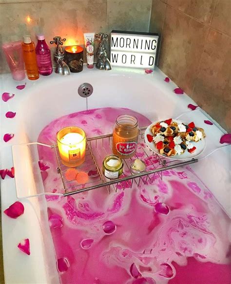 Pin By Life Goals 🌱 On Атмосферна ванна Aesthetic Bath Romantic Bath Romantic Bathrooms