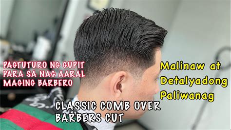 classic comb over barbers cut tagalog haircut tutorial malinaw na paliwanag madaling