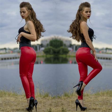 Anastasiya Kulbickaya In Red Hd Porn Pics