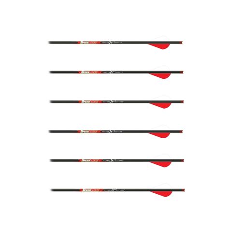 Carbon Express Speed Freak 20 Inch Crossbow Arrow Bolts 6 Pack 52152