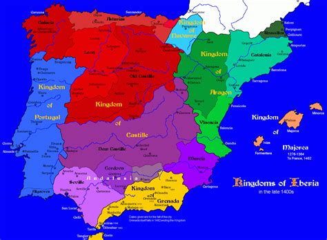 José Luiz Quadros De Magalhães 498 Mapa Da Espanha Em 1492 E A