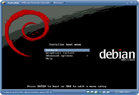 Debian Installer Boot Menu