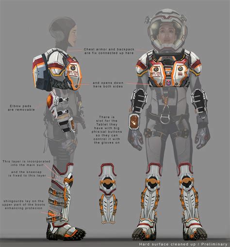 Artstation Space Suit Redesign For 2nd Season Of Nat Geos Mars