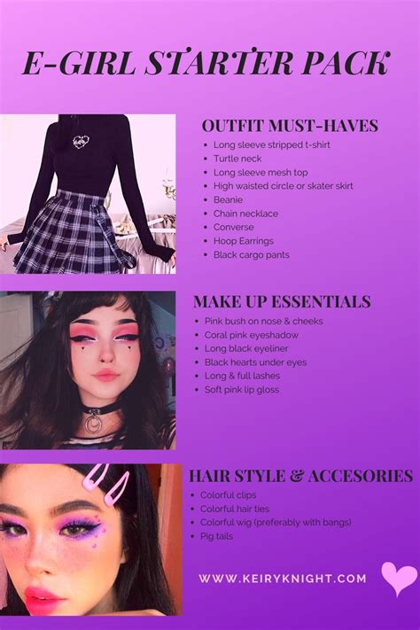 E Girl Starter Pack In 2024 Egirl Fashion E Girl Style E Girls