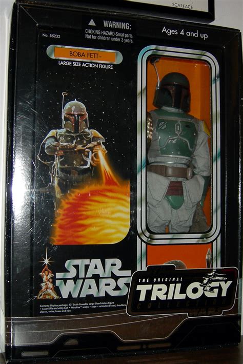 12 Inch Tall Boba Fett Action Figure Vintage Original Trilogy Collection