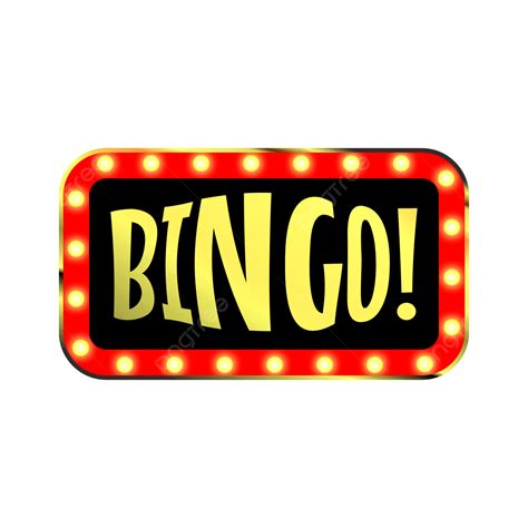 Bingo Sign Clipart Transparent Png Hd Bingo Sign With Lamp Bingo