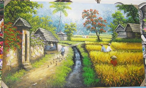 Wae rebo merupakan salah satu desa adat dengan pemandangan alam yang paling indah di indonesia, penduduk disini masih sangat memegang teguh adat istiadat setempat, mereka tinggal di rumah berbetuk kerucut dengan atap ijuk yang sangat unik yang disebut mbaru niang. 35+ Terbaik Untuk Lukisan Pemandangan Kampung - Cakrawala