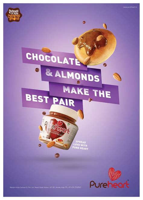 Pureheart On Behance Creative Advertising Design Food Graphic Design