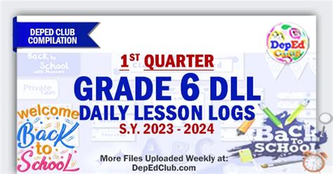 Filipino Daily Lesson Log Dll For Grade St Th Quarter Deped My Xxx My