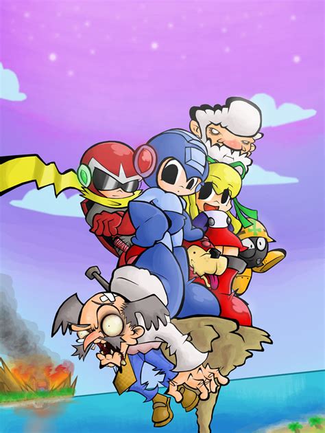 Mega Man And Friends Game Art Hq