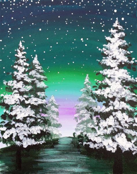 Find Your Next Paint Night Muse Paintbar Christmas Paintings On