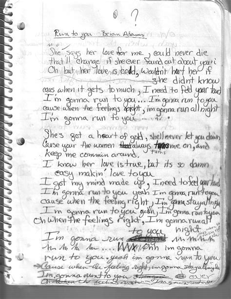 Scanned Lyrics