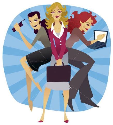 Women In Business Cartoon Clip Art Library