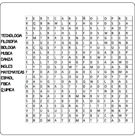 Sopa De Letras Escuela 123 Por Mi