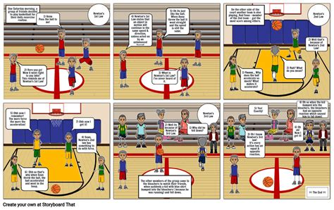 The Laws Of Motion Comic Storyboard By Bafc A