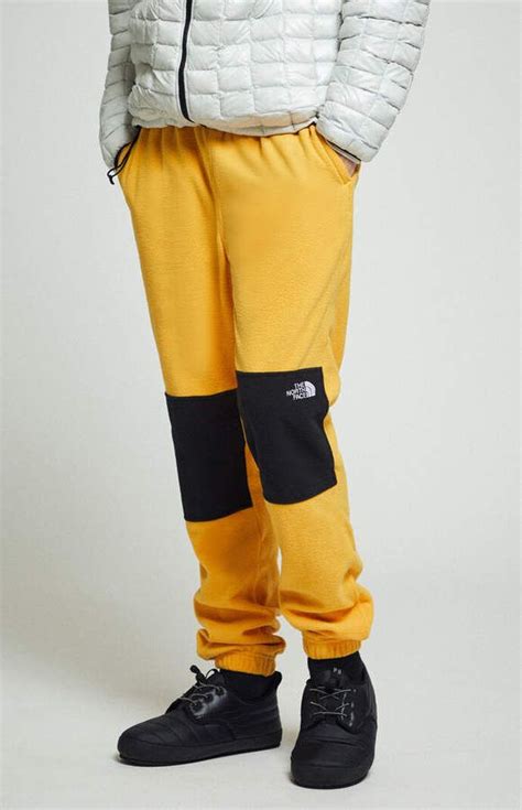 The North Face Yellow Tka Glacier Snow Pants Pacsun Snow Pants Pants Fleece Pants