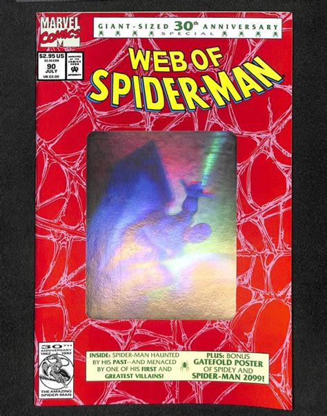 Web Of Spider Man 90 Hologram Cover Comic Books Modern Age
