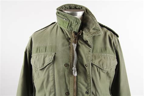 Og 107 Field Jacket Olive Green Military Coat Vietnam 70s Jacket Size