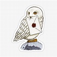 'White Owl' Sticker by OnlineJoe | Harry potter stickers, Harry potter ...