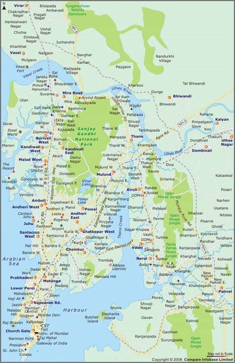 Mumbai Political Map Political Map Of Mumbai Maharashtra India Images
