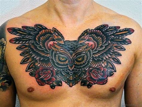 Rose flowers is a sign of love, affection and most importantly, it's a nice chest tattoo idea for women. The 100 Best Owl Tattoos for Men | Improb