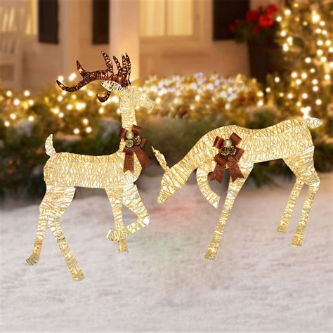 See more ideas about outdoor christmas, outdoor christmas decorations, christmas decorations. Lighted Outdoor Christmas Decoration Reindeer Holiday Xmas ...