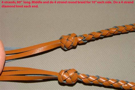 End with an overhand knot. Round Lanyard Tutorial