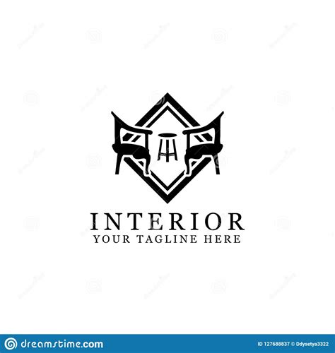 Interior Logo Design Cartoon Vector 127688837