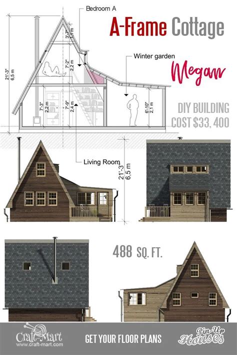 Cute Small Cabin Plans A Frame Tiny House Plans Cottages Containers