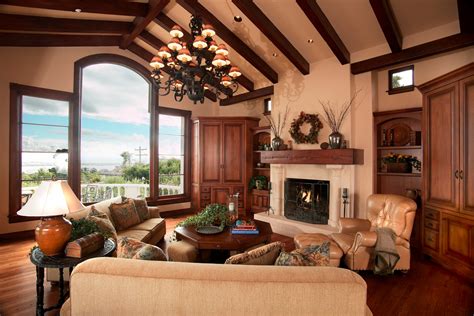 Majestic Italian Villa Mediterranean Living Room San Diego By