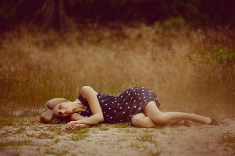 Lying On The Ground Posing Woman Stock Photo Free Download
