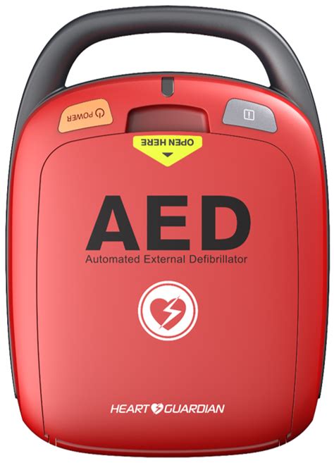 Aed Defibrillator Hr 501 Heart Guardian Red