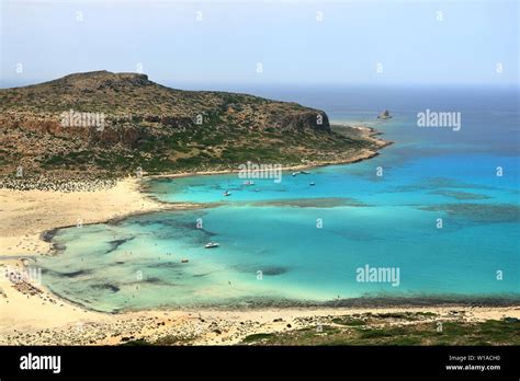 Balos Lagoon On Crete Island In Greece Stock Photo Alamy