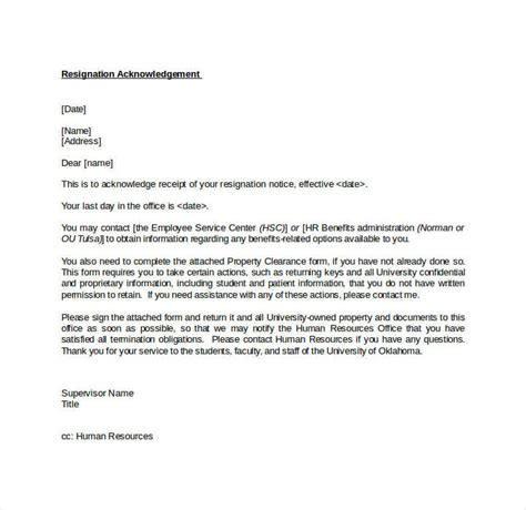 18 Sample Acknowledgement Letters Free Pdf Word Format Download