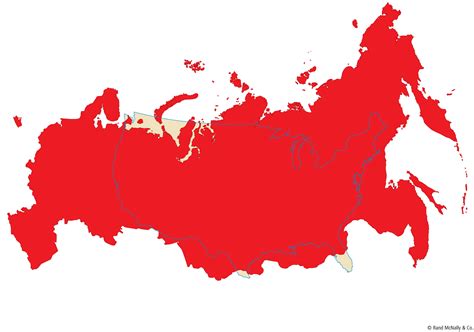 Russia Map Compared To Us