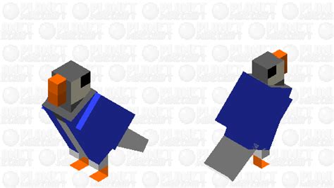 Pigeon With Blue Jacket Minecraft Mob Skin