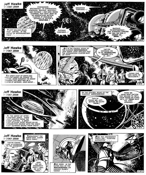 Hairy Green Eyeball 3 Jeff Hawke — Uk Science Fiction Comic Strip