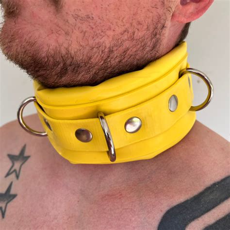 our products rubber rubber bondage collar restrict gear