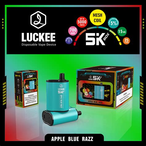 Luckee 5k Box Disposable Vape 5000 Puffs Mesh Coil New Package Uldvape