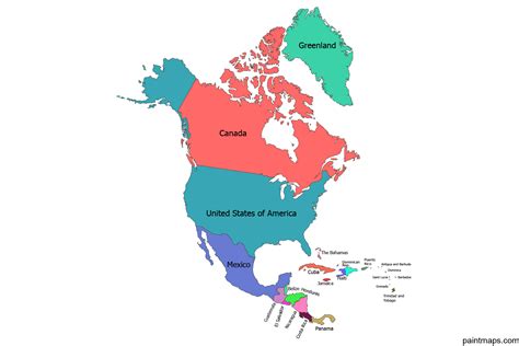 Gratis Descargable Mapa Vectorial De Norteamerica Eps Svg Pdf Png