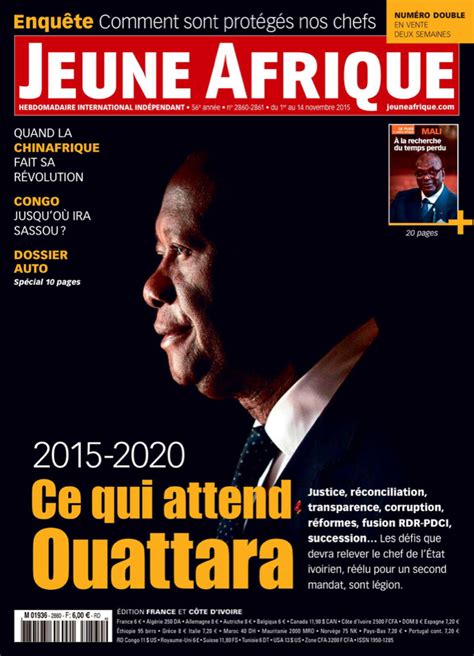 Cette Semaine Dans Jeune Afrique Ce Qui Attend Ouattara En Côte D