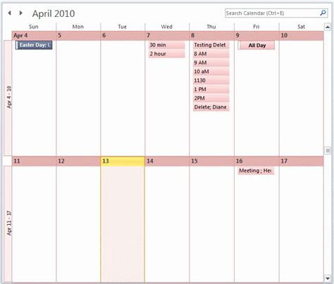 2 Week Schedule Template New View A Two Week Calendar Week Schedule