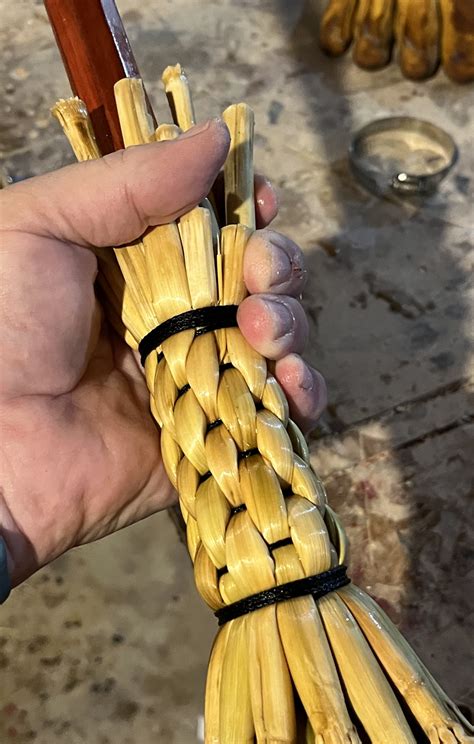 Making A Broom By Hand From Broom Corn In 2022 Broom Corn Broom Brooms