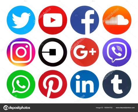 Imágenes Logos Redes Sociales Logos De Redes Sociales Populares Del