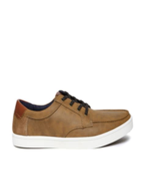buy aldo men brown solid sneakers casual shoes for men 1749259 myntra