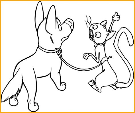 Dog And Cat Coloring Pages Printable At Free