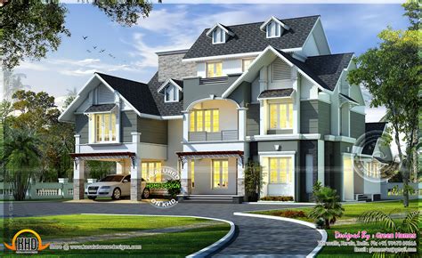 Very Beautiful European Model Home Home Kerala Plans