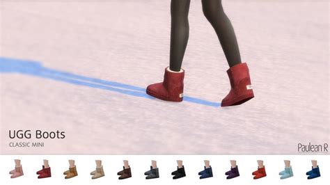 Ugg Boots Classic Mini By Paulean R Sims 4 Toddler Sims Sims 4 Cc Shoes