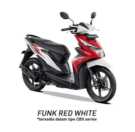 Modifikasi Motor Beat 2019 Warna Merah Putih Arena Modifikasi