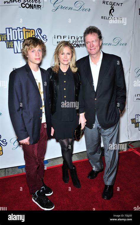 Los Angeles Ca February 04 2008 Rick Hilton R And Wife Kathy Hilton And Son Conrad Hilton At